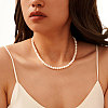 Potato Natural Freshwater Pearl Beaded Necklaces NJEW-G153-06G-2