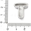 Brass Initial Beads KK-B167-27P-01T-3