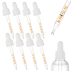 8Pcs Glass & PP Plastic Dropper FIND-OC0003-71-1