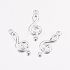 Treble Clef Pendants TIBEP-R315-S-LF-1