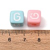 Opaque Acrylic European Beads AC-CBA7A73-01G-3