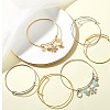 40Pcs 2 Colors Adjustable Iron Expandable Bangle Making BJEW-SP0001-01-4