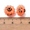 Halloween Opaque Acrylic & Resin Rhinestone Beads RB-CBA95A4-01B-3