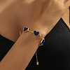 Valentine's Day Zinc Alloy Acrylic Link Bracelets FS-WG7C947-10-1
