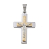Jesus Theme 304 Stainless Steel Pendants STAS-D387-01C-PG-1