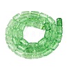 Crackle Transparent Glass Beads Strands GLAA-N068-05A-06-2