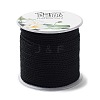 20M Polyester Braided Cord for Jewelry Making OCOR-G015-04A-04-2