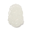 Natural White Jade Carved Pendants G-S384-01F-2