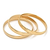 Fashion 304 Stainless Steel Bangle Sets BJEW-L664-019G-02-1