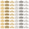   84Pcs 6 Styles Alloy Chandelier Components Links FIND-PH0020-20-1