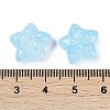 Transparent Spray Paint Glass Beads GLAA-H035-02G-3