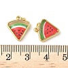Brass Resin Charms KK-C110-24H-G-3