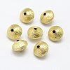 Brass Textured Beads KK-J270-54C-1