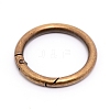Alloy Spring Gate Rings AJEW-WH0129-48D-AB-1