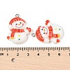 Christmas Theme Opaque Resin Pendants RESI-S08-06A-3