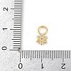 925 Sterling Silver Micro Pave Clear Cubic Zirconia Charms STER-G048-01G-04-3