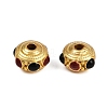 Matte Gold Color Brass Bumpy Beads KK-L155-05B-01-1