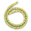 Handmade Polymer Clay Bead Strands X-CLAY-T020-10A-2