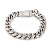 Tarnish Resistant 304 Stainless Steel Curb Chains Bracelets BJEW-E346-21P-01-1