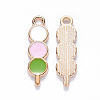 Alloy Enamel Pendants ENAM-N054-029B-2