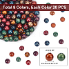 8 Colors Acrylic Beads MACR-PH0001-43-5