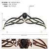 Alloy Rhinestone Hair Bands  for Woman Girls PW-WGA69DD-10-1