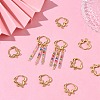SHEGRACE Brass Hoop Earrings Findings XGR0156G-93G-5