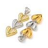 Brass Stud Earrings EJEW-N054-54G-2