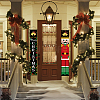 Christmas Hanging Polyester Sign for Home Office Front Door Porch Welcome Decorations HJEW-WH0011-20A-5