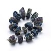 Natural Druzy Quartz Crystal Beads Strands G-F582-B03-2