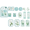 45Pcs 15 Styles Flower Theme PET Sticker PW-WG710D4-02-1