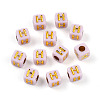 Plating Acrylic Beads OACR-N140-01H-H-1