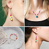 1200Pcs 4 Colors Transparent Acrylic Beads TACR-YW0002-45-6