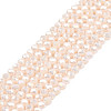 Electroplate Opaque Solid Color Glass Beads Strands EGLA-Q112-B17-1