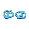 Spray Painted 201 Stainless Steel Charms STAS-G304-15B-2