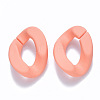 Opaque Spray Painted Acrylic Linking Rings OACR-S036-001B-I02-1