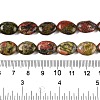 Natural Unakite Beads Strands G-M206-53-5