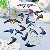 DIY Butterfly Wing Earring Making Kit DIY-TA0005-39-5