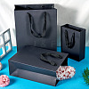 15Pcs 3 Sizes Rectangle Paper Gift Storage Tote Bags with Handle ABAG-TA0001-73B-11