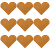 10Pcs PU Leather Heart Corner Protectors AJEW-CL0001-17A-6