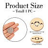 Real 14K Gold Plated Brass Connector Charms KK-TAC0017-04G-05-2