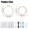 DIY Dandelion Pattern Embroidery Making Kit DIY-WH0349-154-2