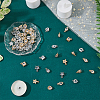 60Pcs 10 Styles Alloy Clear Cubic Zirconia Charms ZIRC-FH0001-46-5