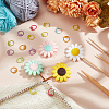 Sunflower Silicone Knitting Needle Point Protectors DIY-NB0010-91-4
