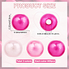 Valentine's Day Acrylic/ABS Plastic Imitation Pearl OACR-SP0001-66A-03-2