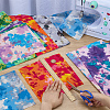 12Pcs Printed Cotton Fabric DIY-FG0008-30-3