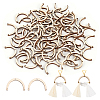 100Pcs Wood Chandelier Components Links WOOD-OC0002-97-1