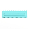 Plastic Baking Edge Dough Scraper and Cutter Pastry Spatulas AJEW-P077-05-1