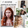 24Pcs 2Bags Cloth Butterfly Alligator Hair Clip FIND-CP0002-49A-6