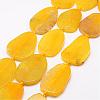 Natural & Dyed Agate Beads Strands G-A171-11M-1